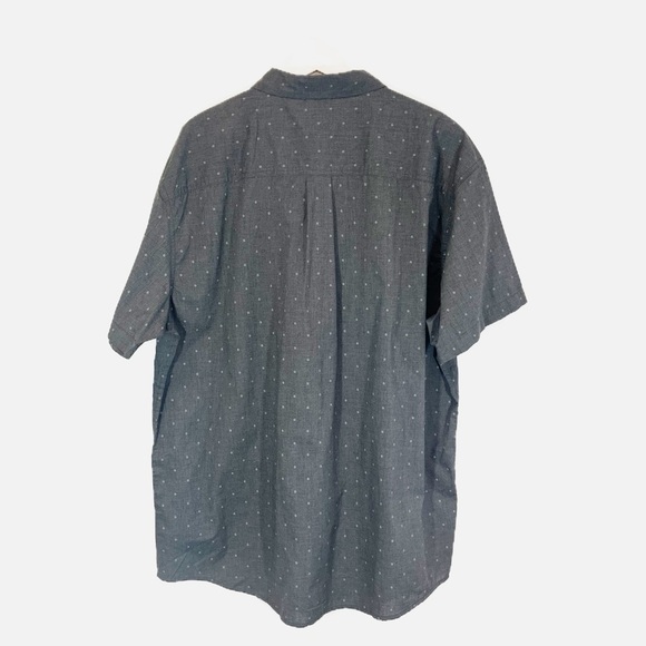 Prana Men's Tinline Shirt Short Sleeve Grey Button Down Organic Cotton Size XXL - Picture 2 of 7